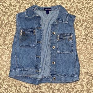 Y2K Limited Too Girls Jean Vest